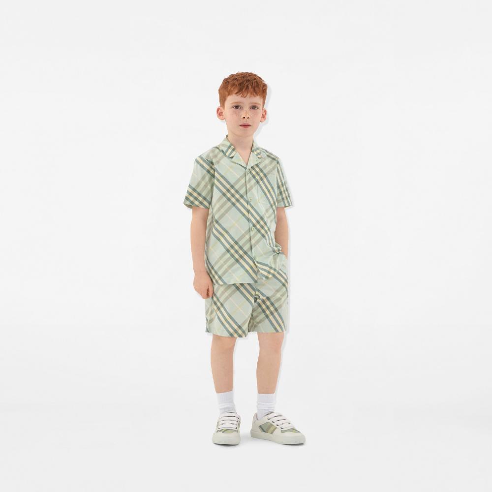 Burberry Pantalones Cortos En Algodón CheckPrecio 250 00 € 3-14 Años