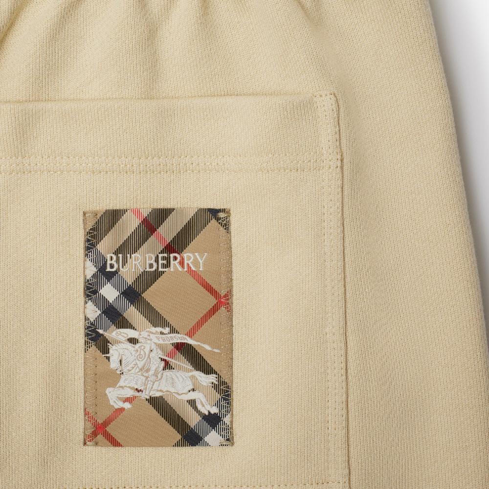 Burberry Pantalones Cortos En Algodón Con Etiqueta CheckPrecio 530 00 €