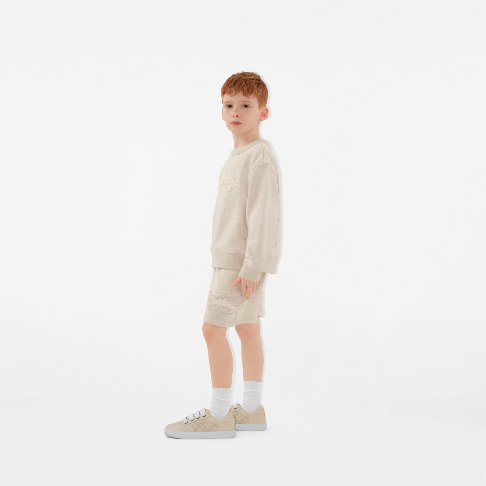 Burberry Pantalones Cortos En Algodón Y Lino Con LogotipoPrecio 270 00 € 3-14 Años