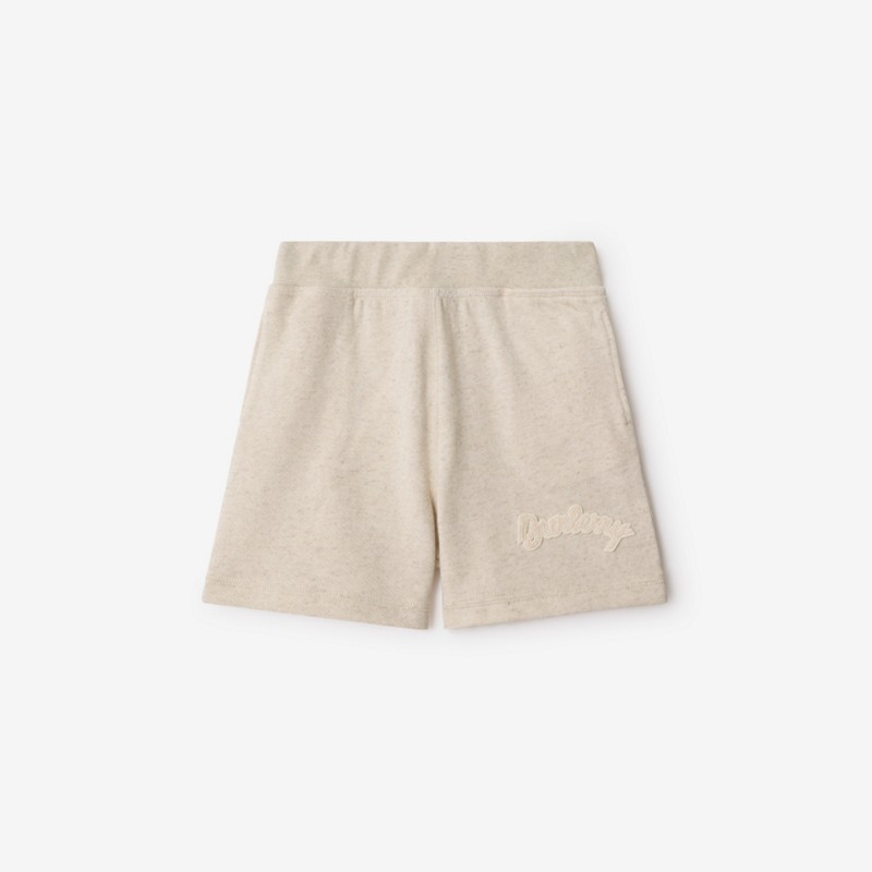 Burberry Pantalones cortos en algodón y lino con logotipoPrecio 270 00 € 3-14 años