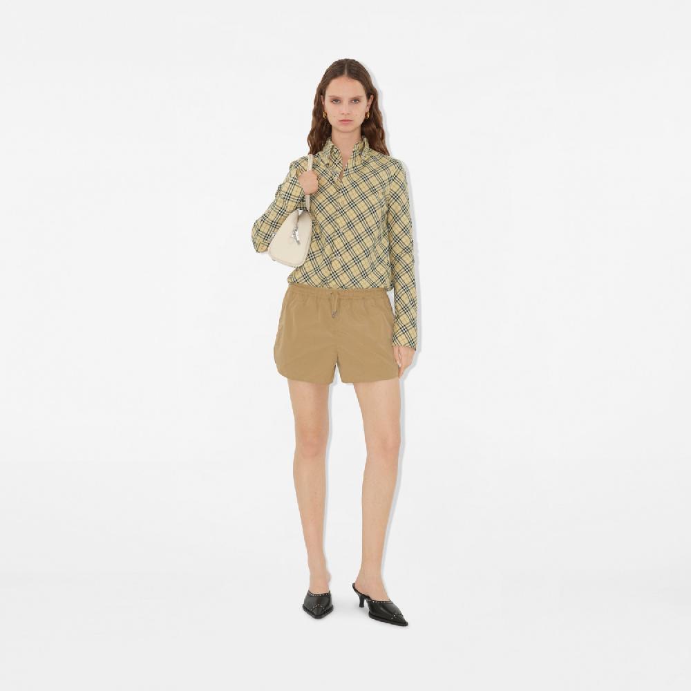 Burberry Pantalones Cortos En Nailon Y AlgodónPrecio 620 00 €