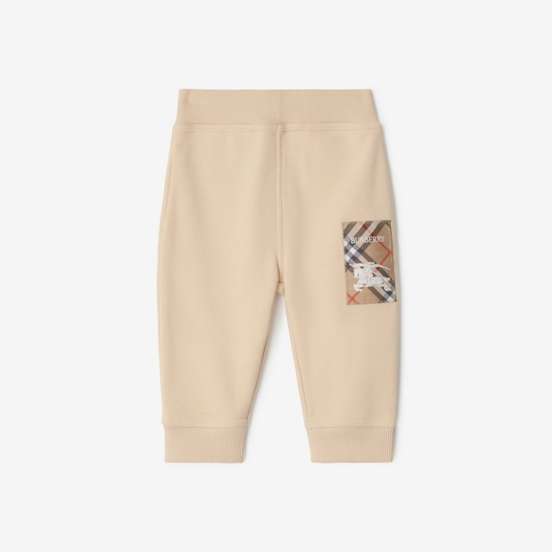 Burberry Pantalones de jogging en algodón con etiqueta CheckPrecio 240 00 € 6-24 meses