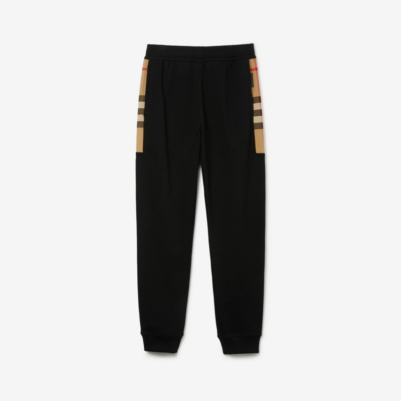 Burberry Pantalones de jogging en algodón con paneles CheckPrecio 620 00 € Disponibilidad limitada