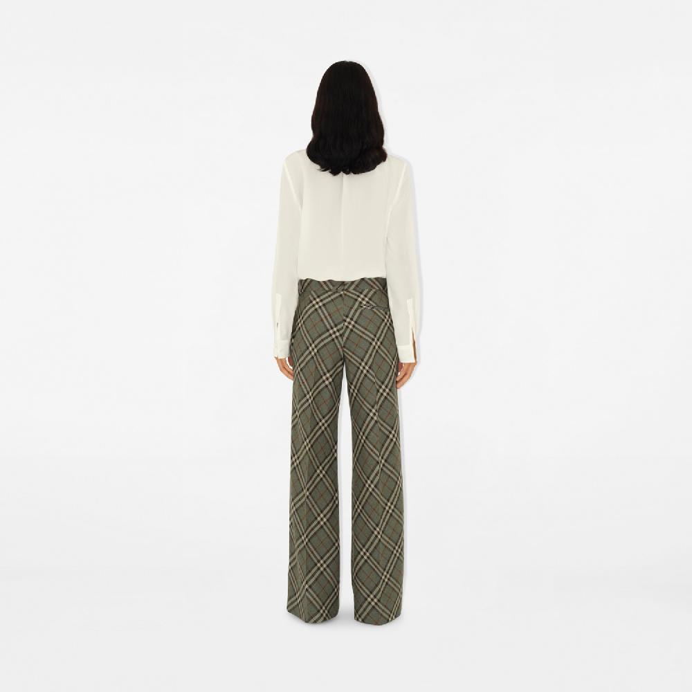 Burberry Pantalones De Vestir En Lana CheckPrecio 1.450 00 €