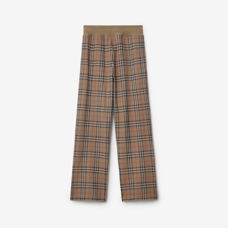 Burberry Pantalones deportivos en mezcla de algodón CheckPrecio 790 00 € Novedades