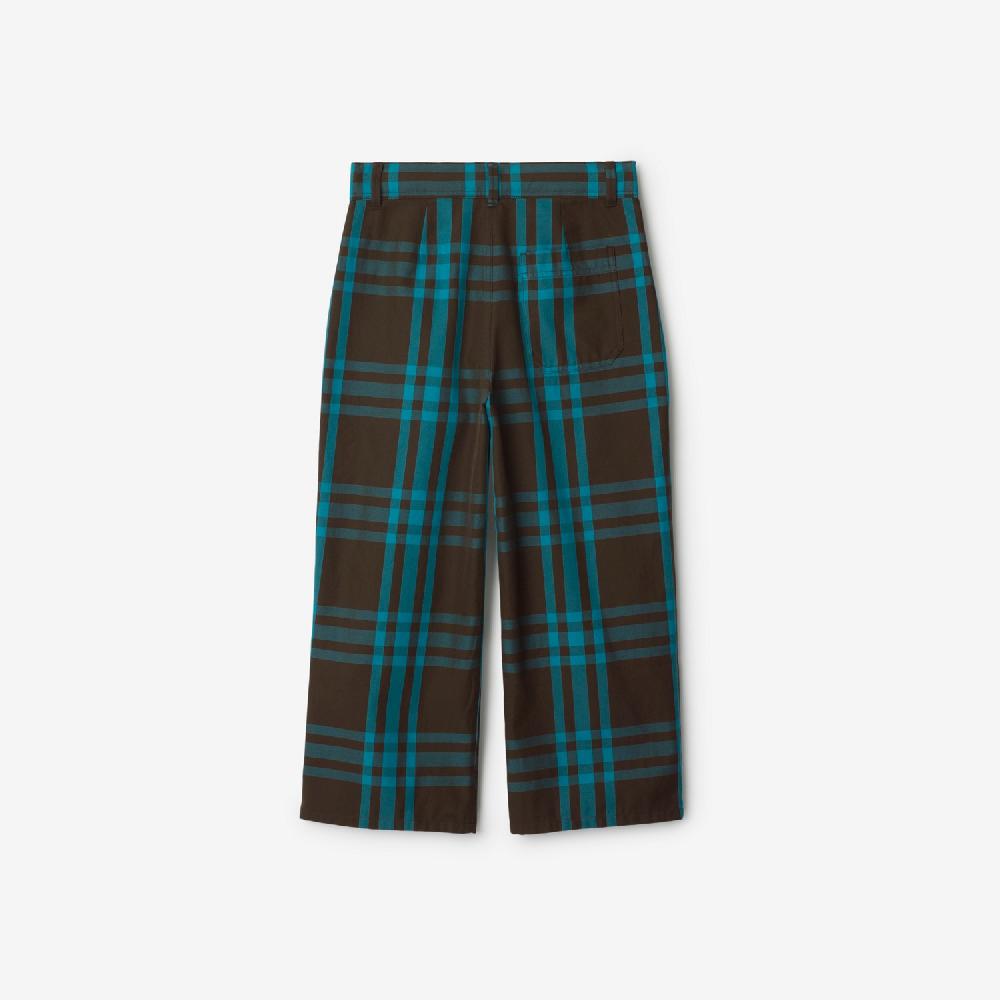 Burberry Pantalones En Algodón CheckPrecio 290 00 € 3-14 Años
