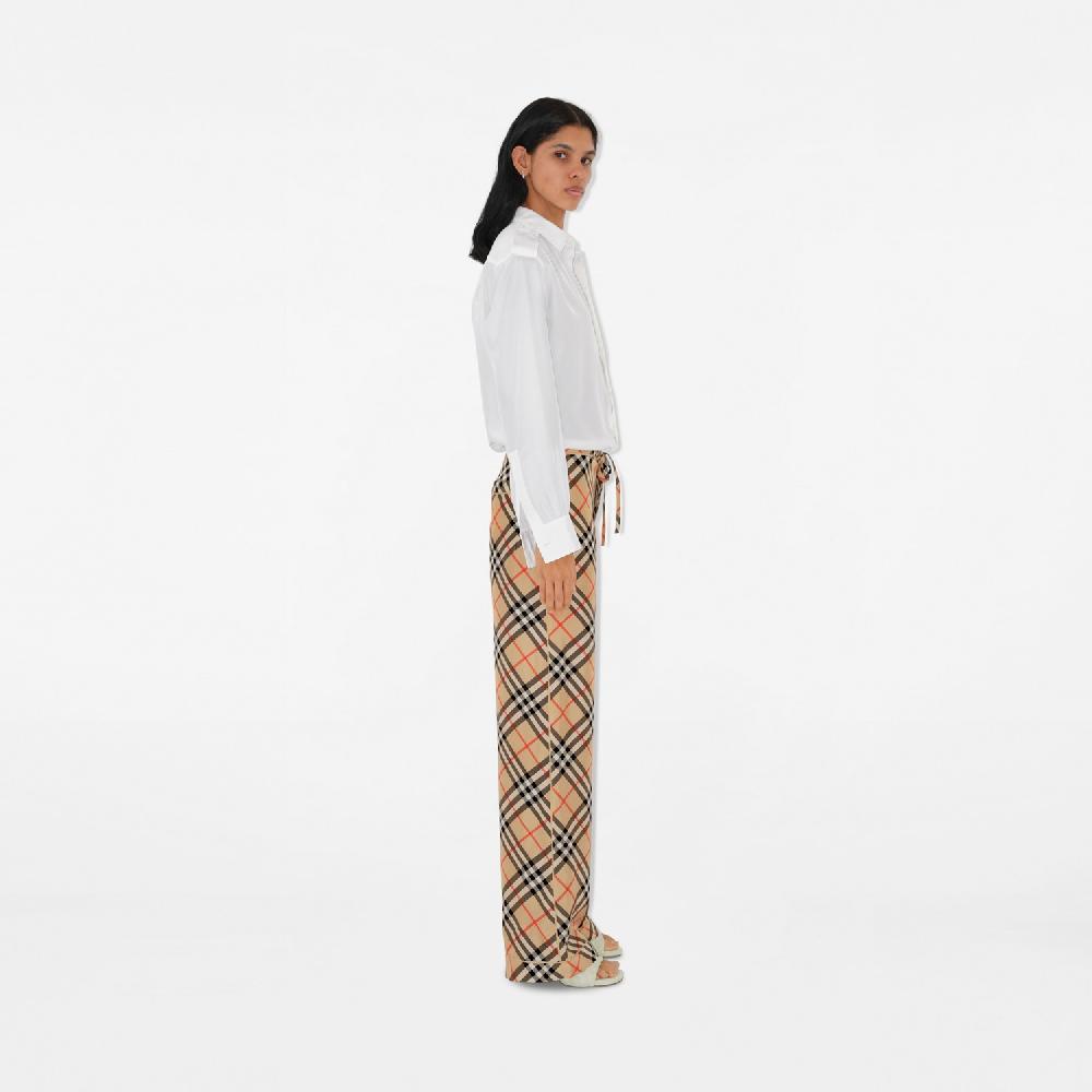 Burberry Pantalones Pijameros En Seda A CuadrosPrecio 1.450 00 €