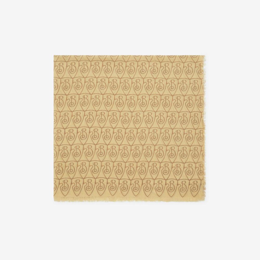 Burberry Pañuelo En Lana Con Motivo B ShieldPrecio 480 00 €