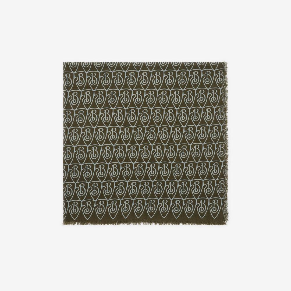 Burberry Pañuelo En Lana Con Motivo B ShieldPrecio 480 00 €