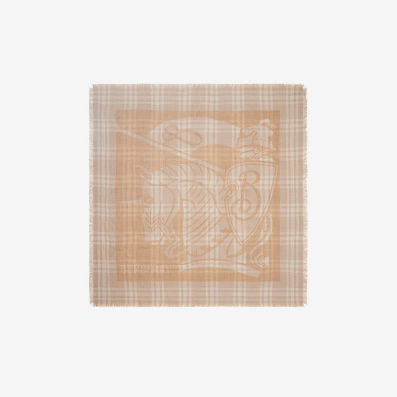 Burberry Pañuelo en mezcla de lana Check con EKDPrecio 480 00 €