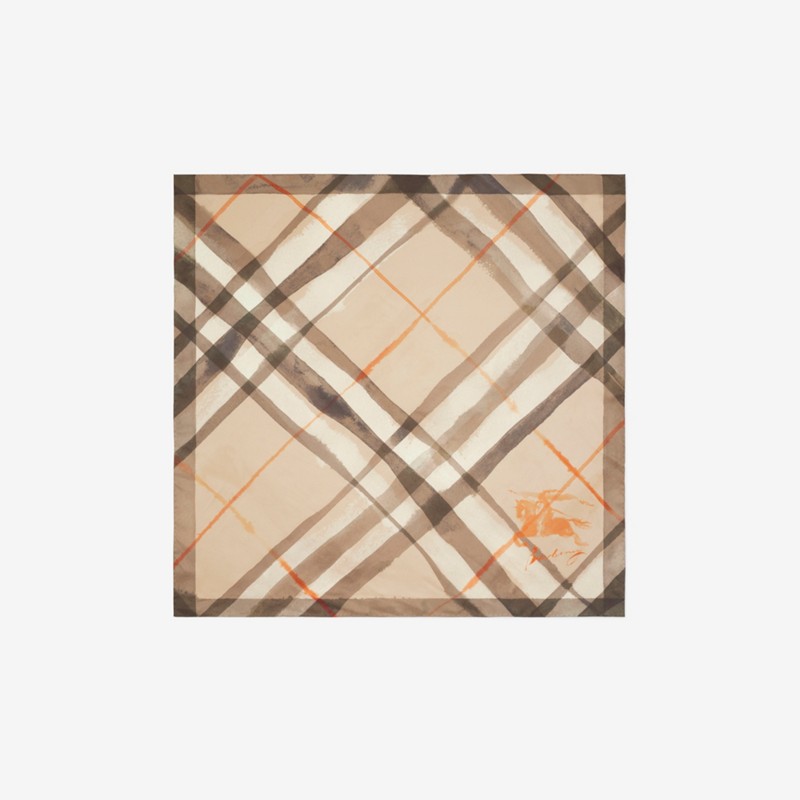 Burberry Pañuelo en seda Check estilo acuarelaPrecio 450 00 € Novedades