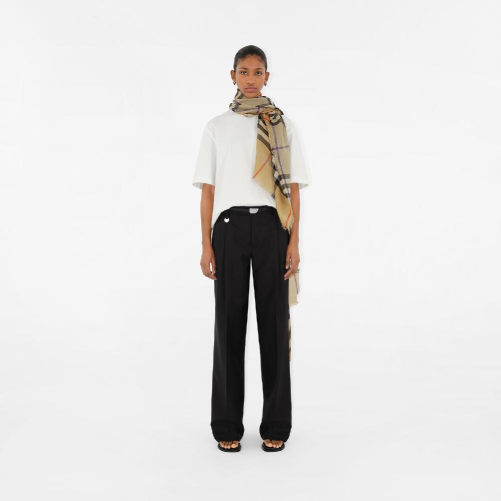 Burberry Pañuelo Reversible En Lana Y Seda CheckPrecio 490 00 €