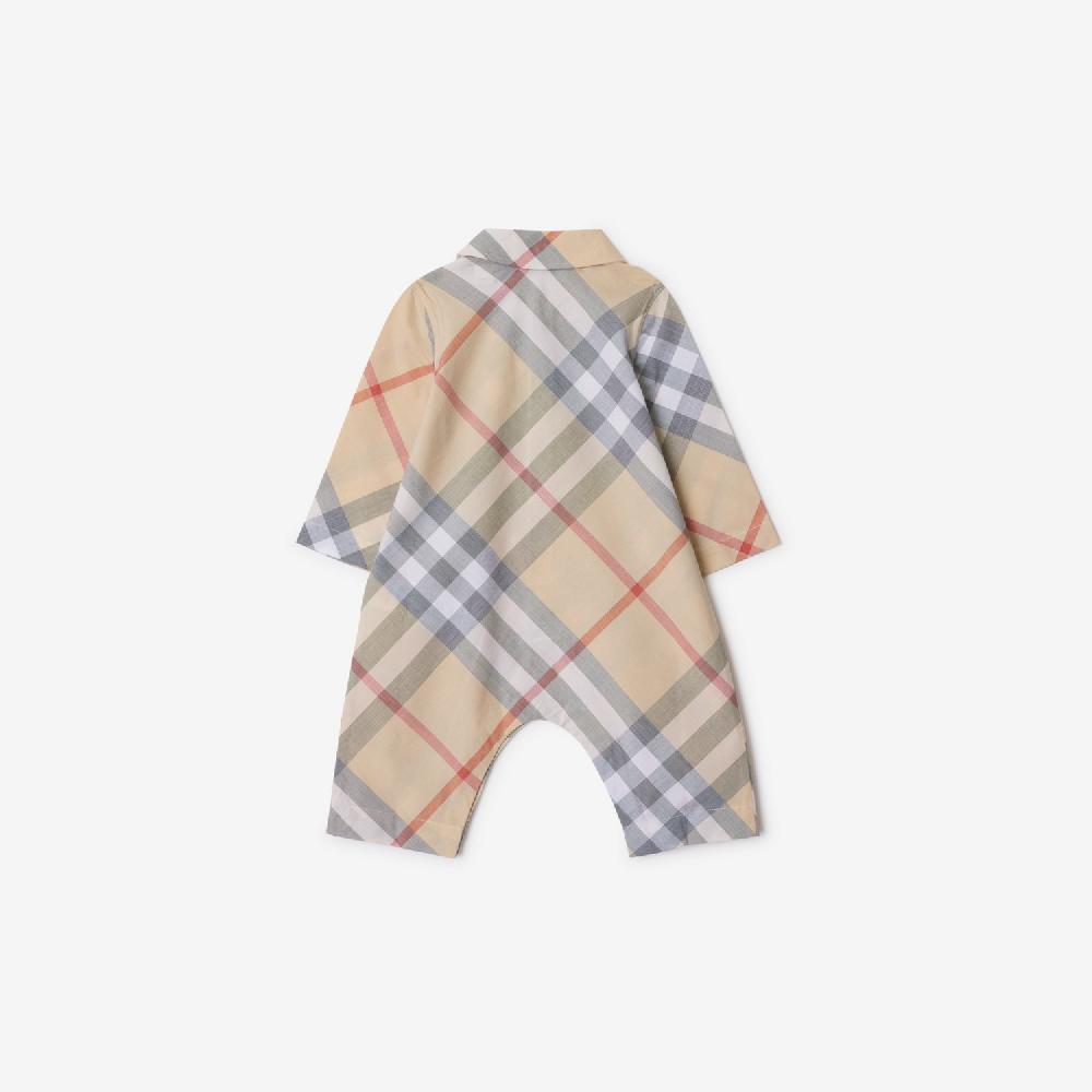 Burberry Pelele En Algodón CheckPrecio 370 00 € 1-18 Meses