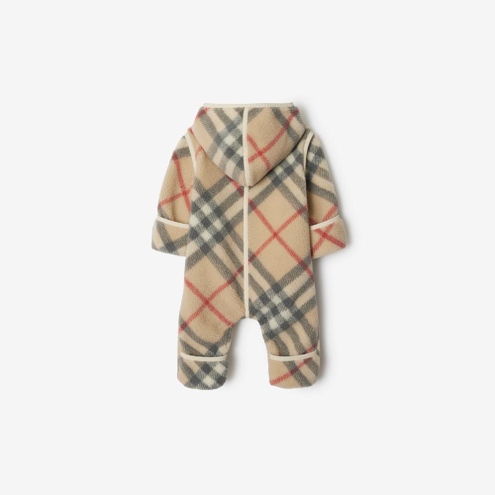 Burberry Pelele En Polar CheckPrecio 450 00 € 1-18 Meses