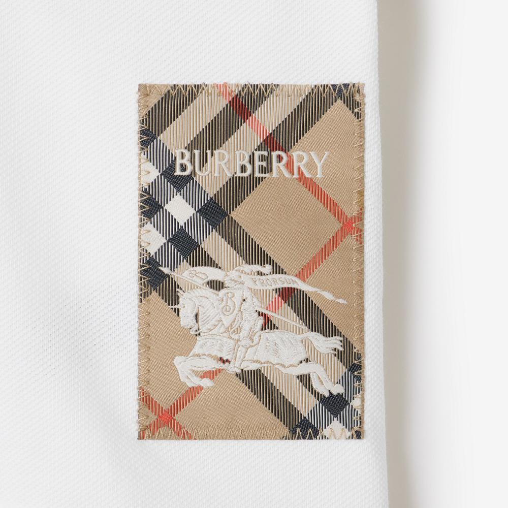 Burberry Polo En Algodón Con Etiqueta CheckPrecio 150 00 € 6-24 Meses