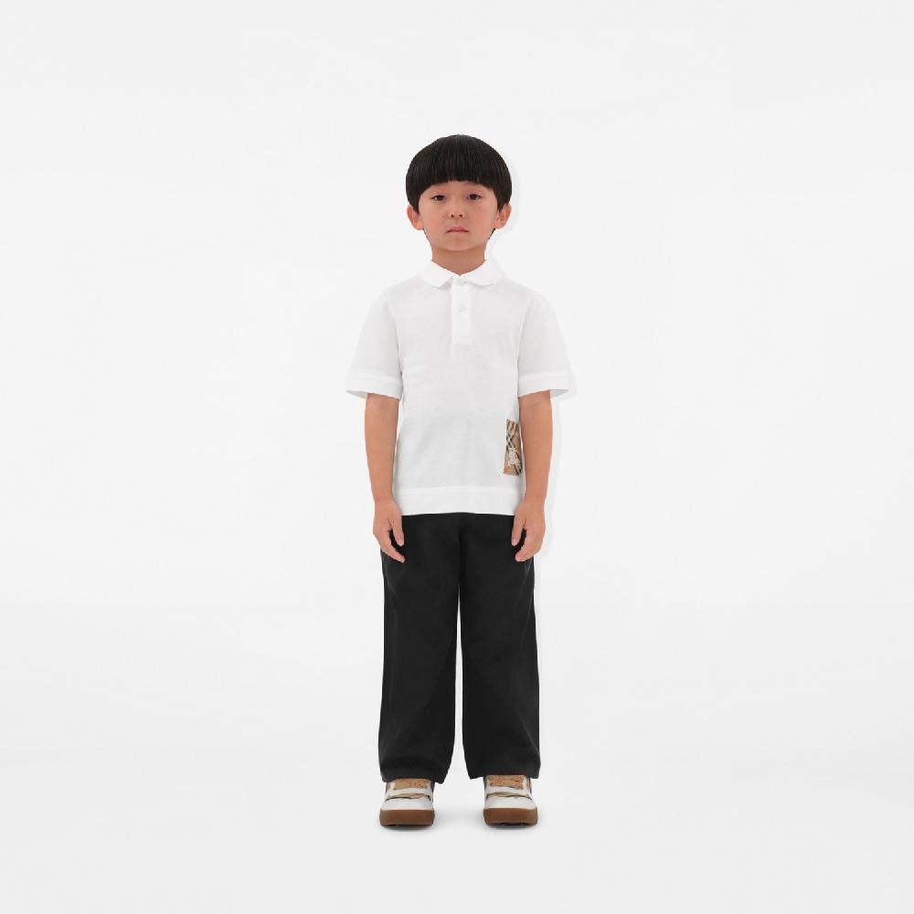 Burberry Polo En Algodón Con Etiqueta CheckPrecio 190 00 € 3-14 Años