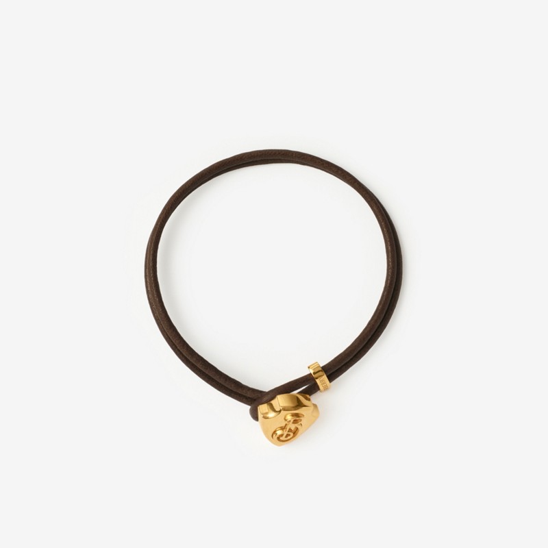 Burberry Pulsera en piel con B ShieldPrecio 270 00 € Costume Jewellery