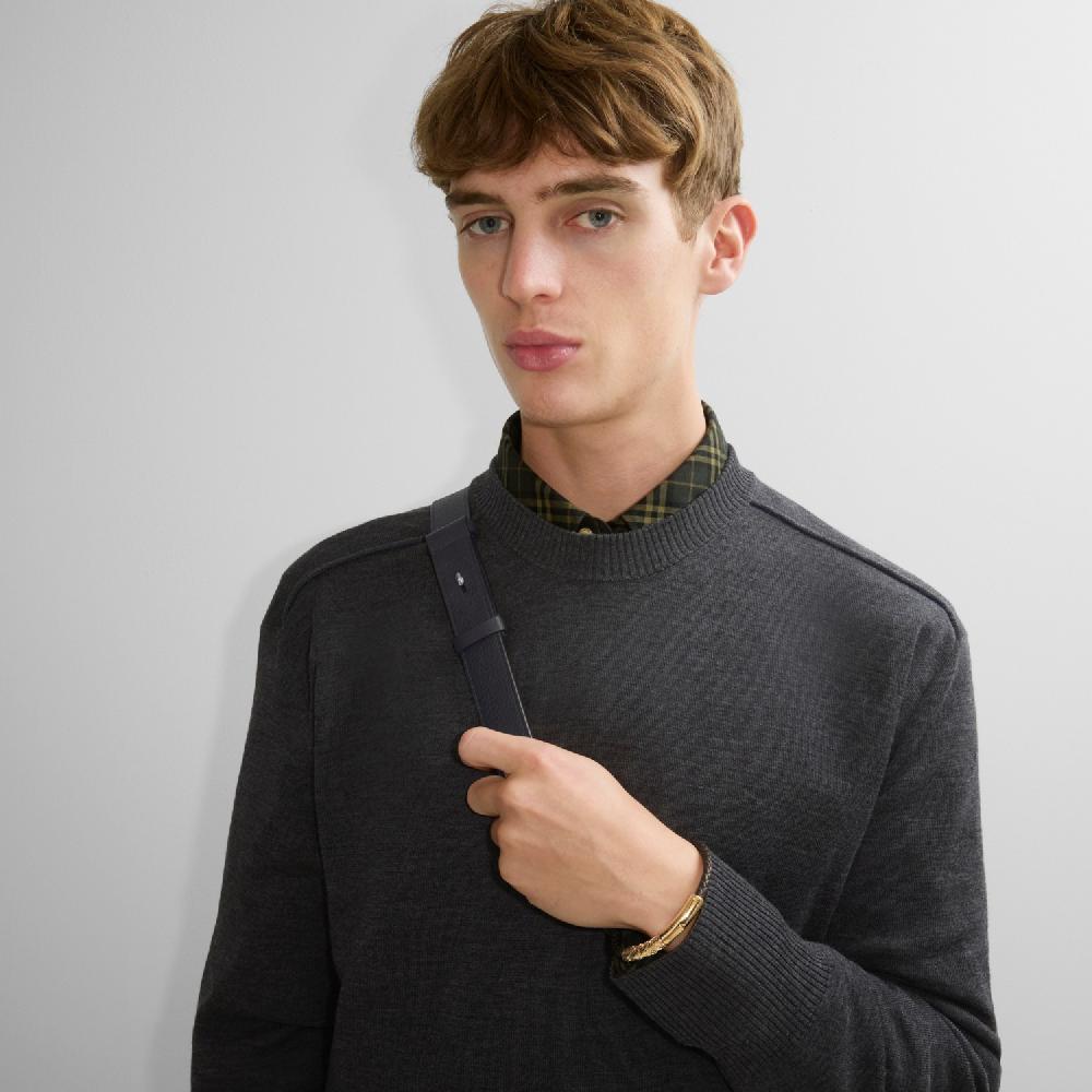 Burberry Pulsera En Piel Con Detalle A CuadrosPrecio 270 00 € Costume Jewellery