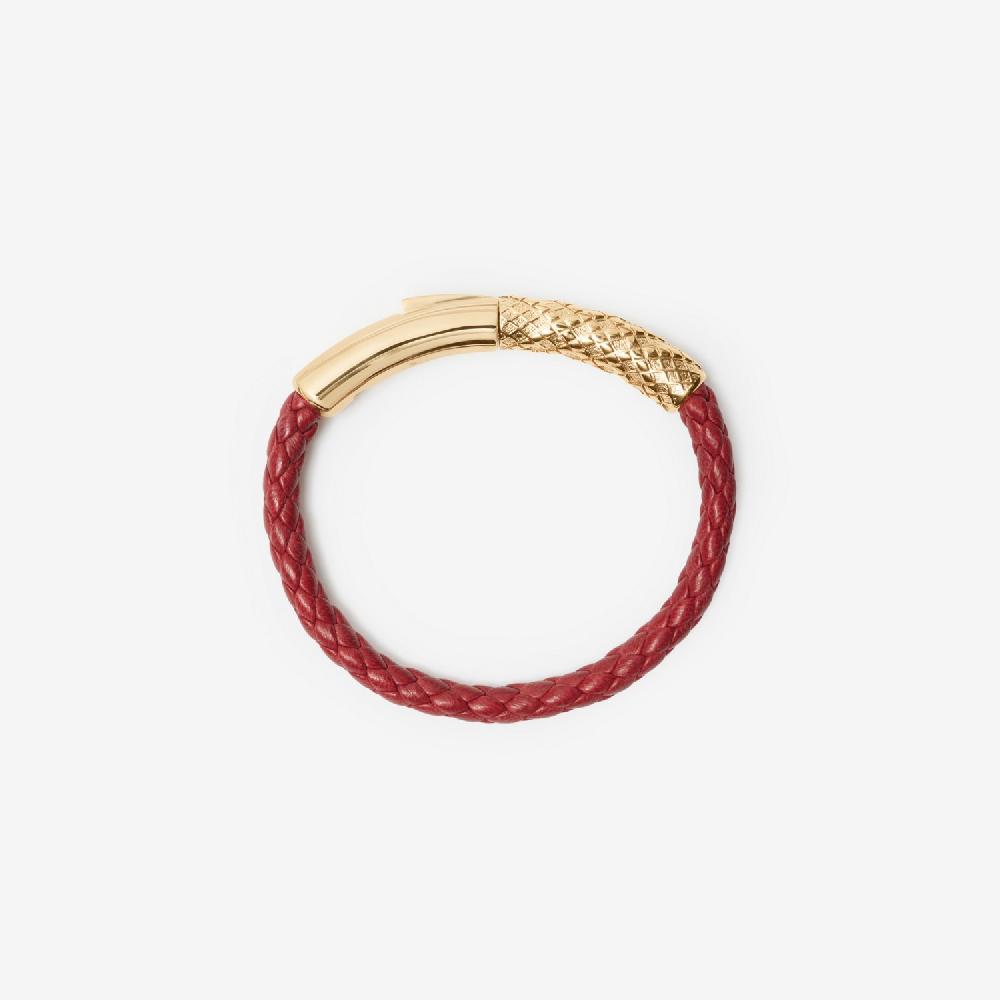 Burberry Pulsera En Piel Con Detalle A CuadrosPrecio 270 00 € Costume Jewellery