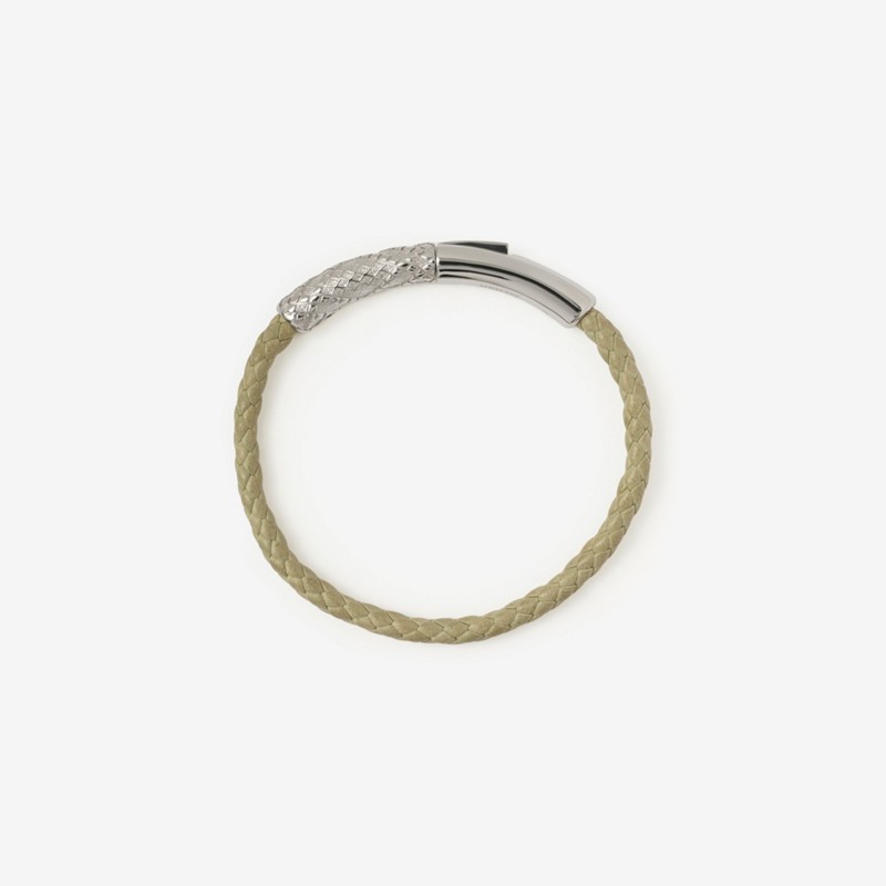 Burberry Pulsera en piel con detalle a cuadrosPrecio 270 00 € Costume Jewellery