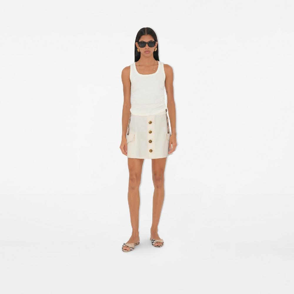 Burberry Sandalias Pala Mews En Mezcla De Lino CheckPrecio 490 00 € Novedades