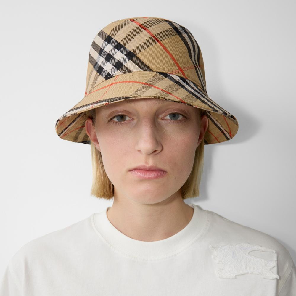 Burberry Sombrero De Pesca Check En Mezcla De Algodón Con EKDPrecio 390 00 €