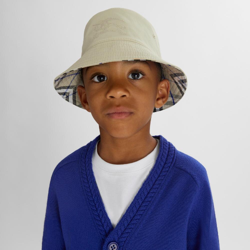 Burberry Sombrero De Pesca Reversible En AlgodónPrecio 240 00 € 4-14 Años