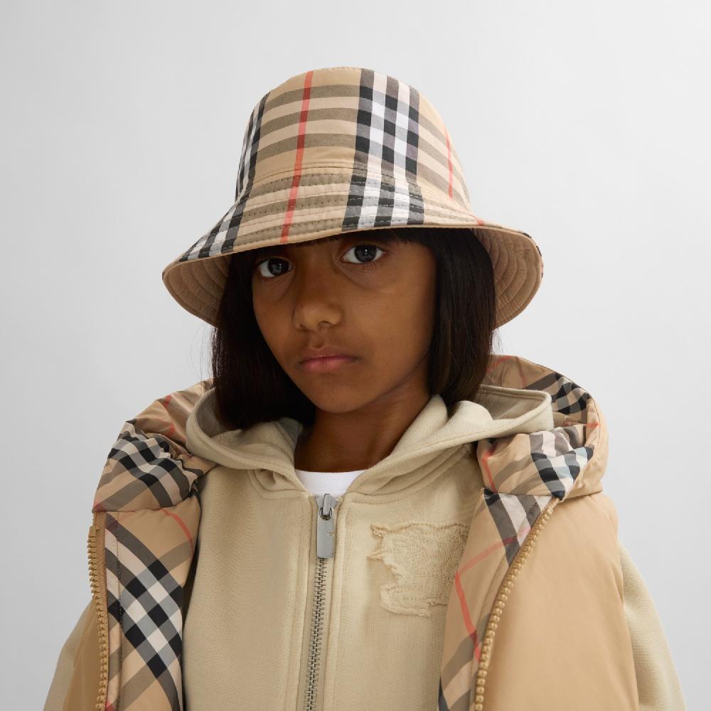 Burberry Sombrero De Pesca Reversible En Mezcla De AlgodónPrecio 240 00 € 4-14 Años