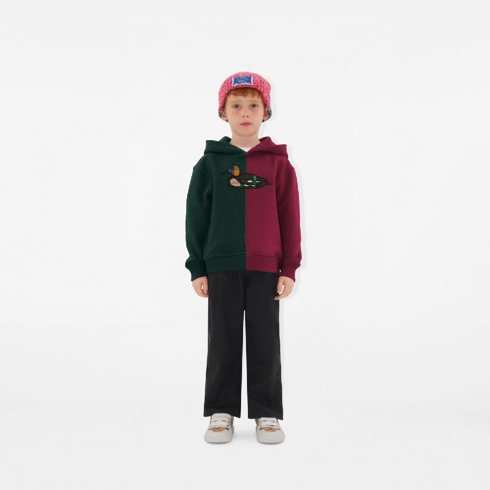 Burberry Sudadera Bicolor En Algodón Con Pato Y CapuchaPrecio 370 00 € 3-14 Años