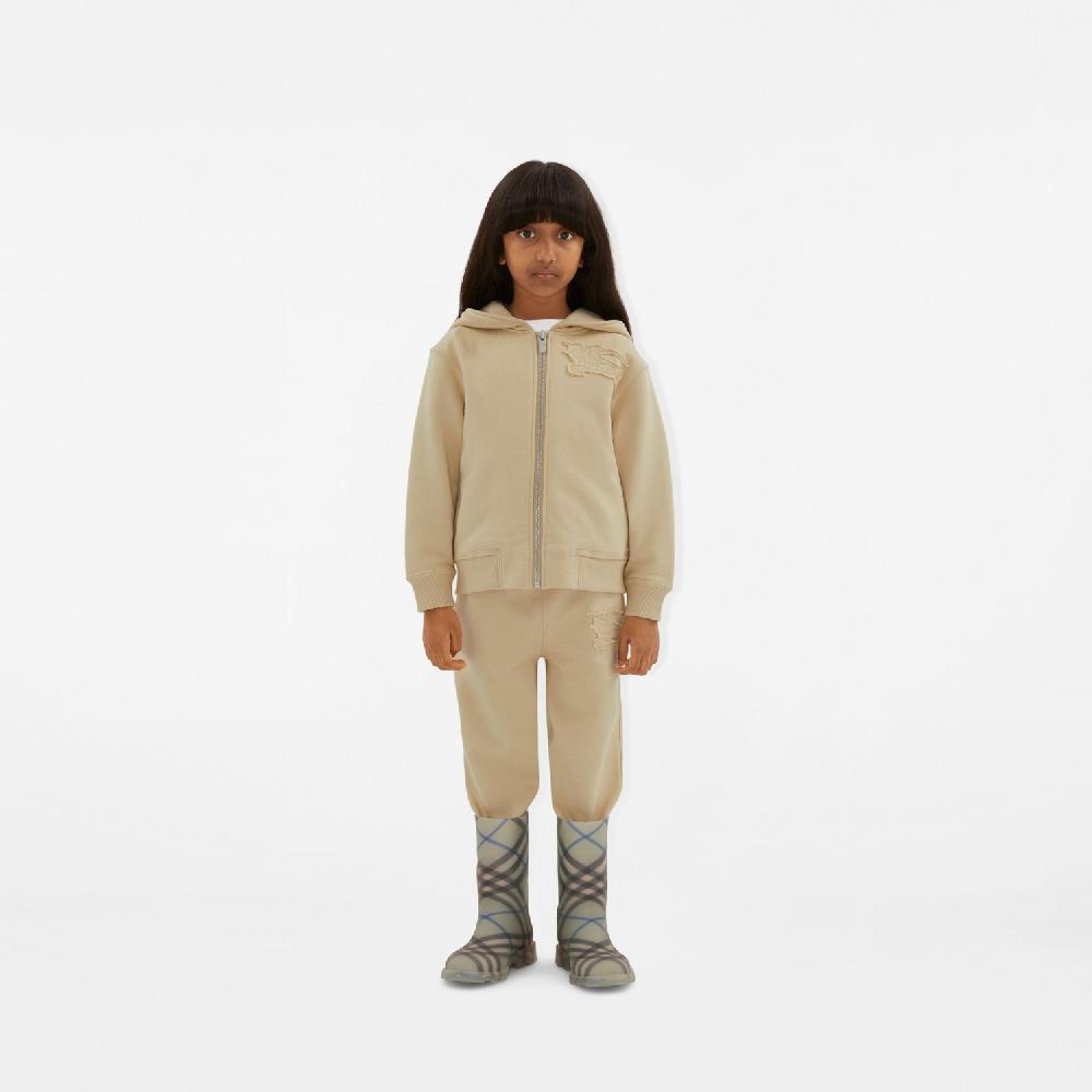 Burberry Sudadera En Algodón Con Capucha Cremallera Y EKDPrecio 290 00 € 3-14 Años