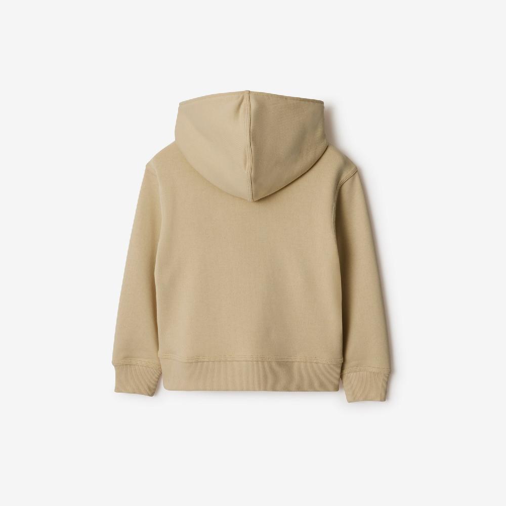 Burberry Sudadera En Algodón Con Capucha Cremallera Y EKDPrecio 290 00 € 3-14 Años