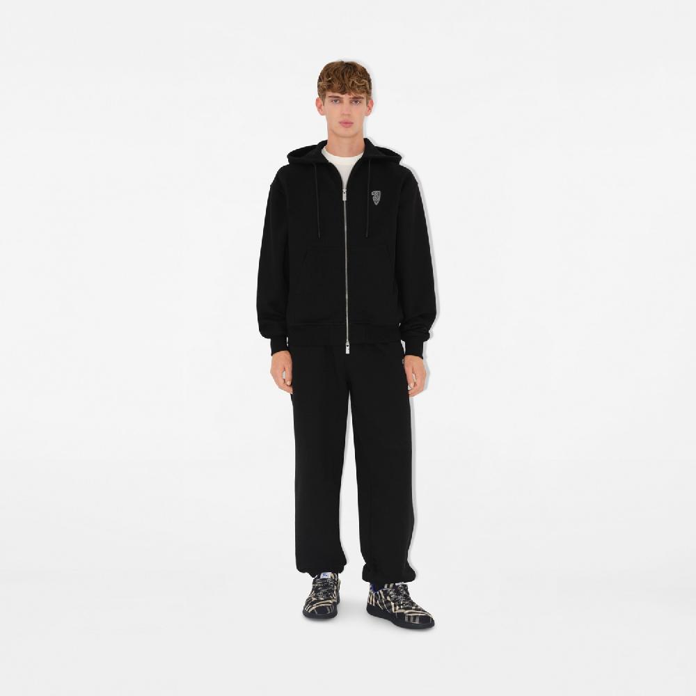 Burberry Sudadera En Algodón Con EKD Capucha Y CremalleraPrecio 790 00 €