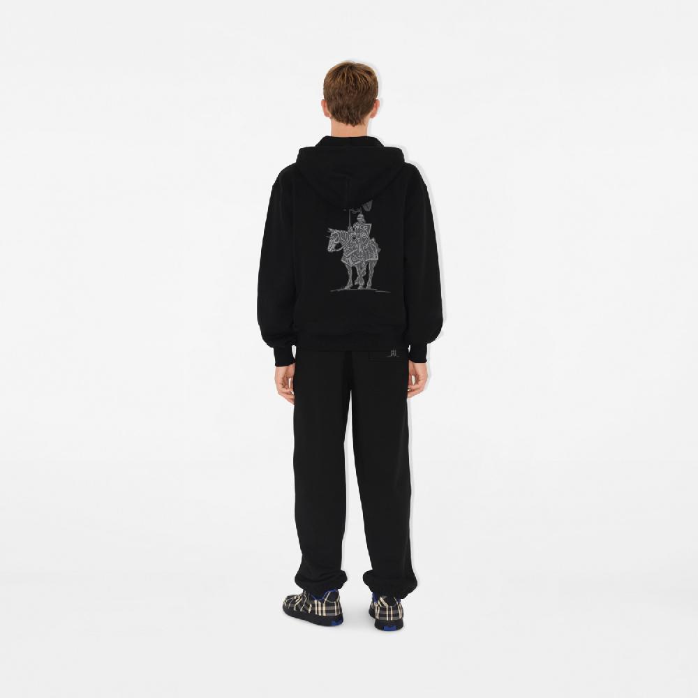 Burberry Sudadera En Algodón Con EKD Capucha Y CremalleraPrecio 790 00 €