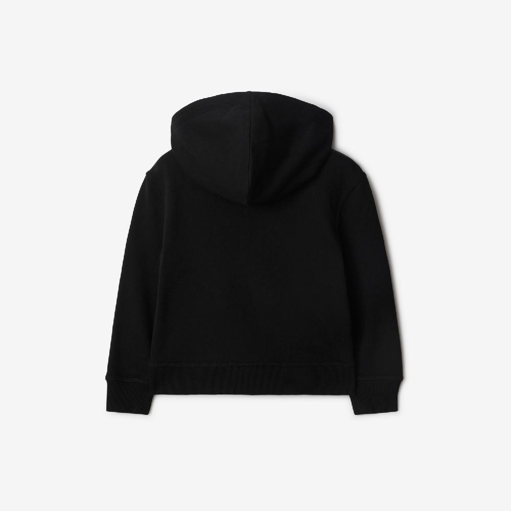 Burberry Sudadera En Algodón Con Etiqueta Check Capucha Y CremalleraPrecio 320 00 € 3-14 Años