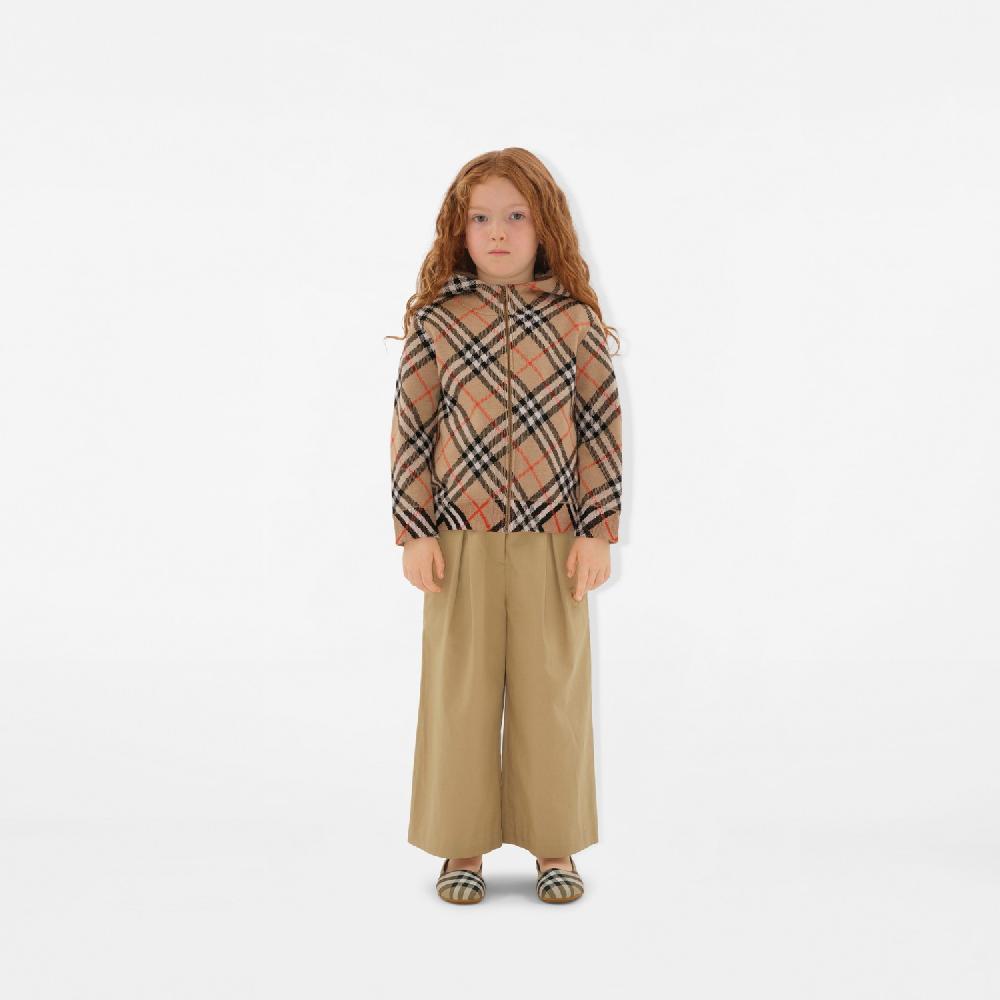 Burberry Sudadera En Lana Check Con Cremallera Y CapuchaPrecio 450 00 € 3-14 Años