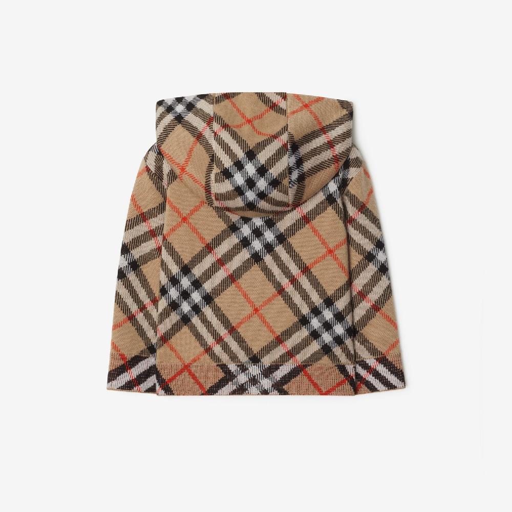 Burberry Sudadera En Lana Check Con Cremallera Y CapuchaPrecio 370 00 € 6-24 Meses