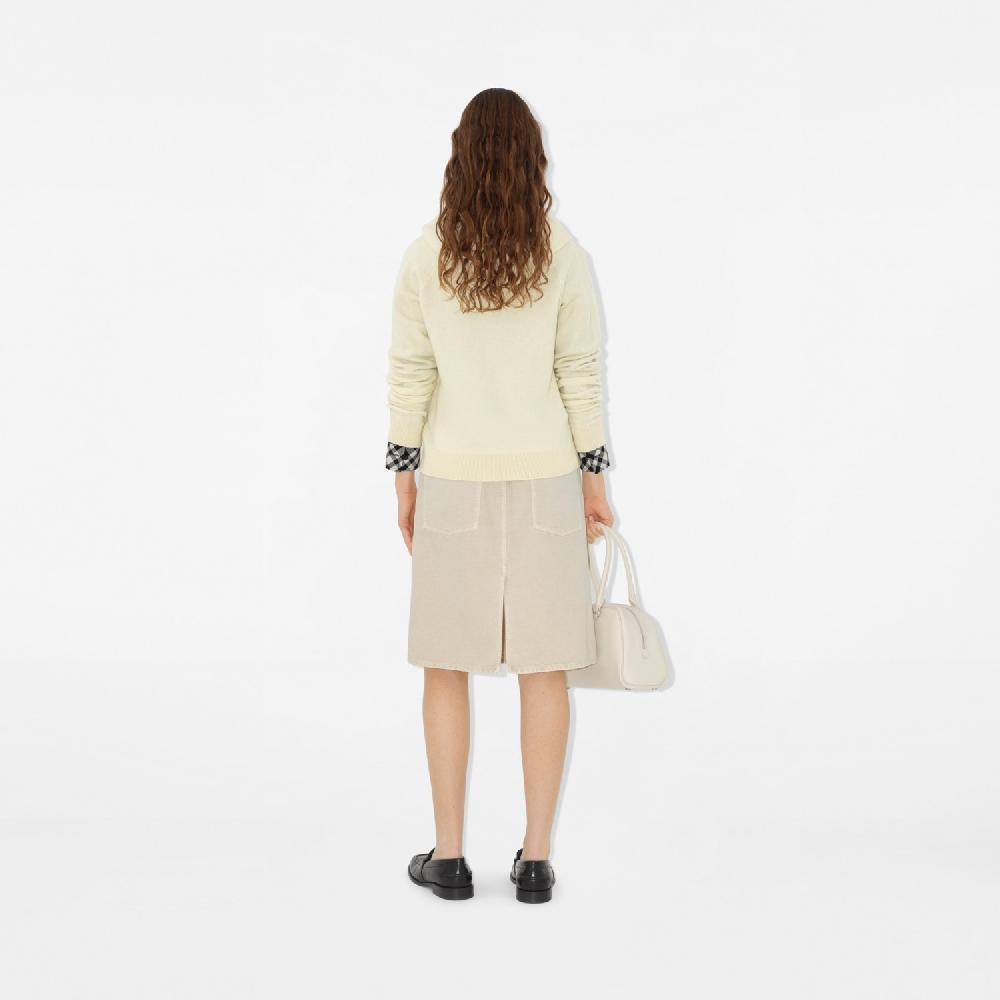 Burberry Sudadera En Lana Y Cachemir Con Capucha Y CremalleraPrecio 1.090 00 €