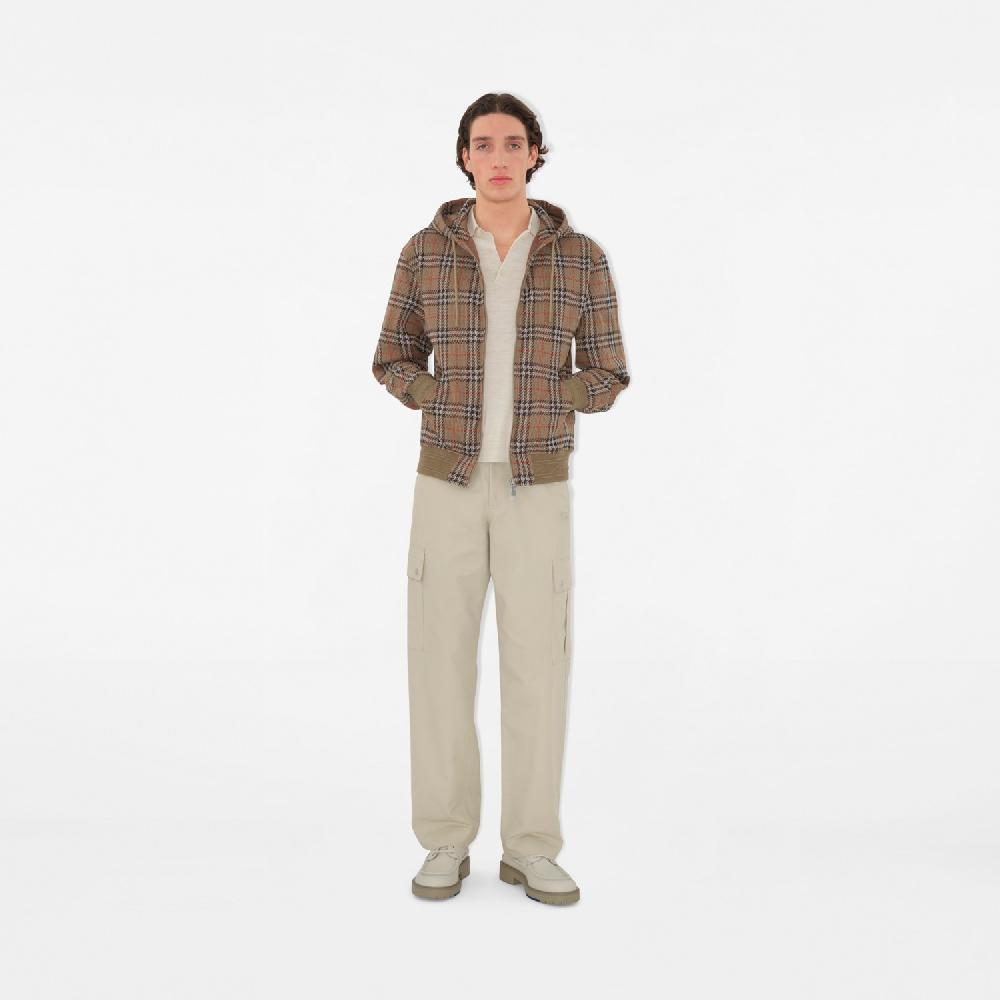 Burberry Sudadera En Mezcla De Algodón Check Con Cremallera Y CapuchaPrecio 890 00 € Novedades