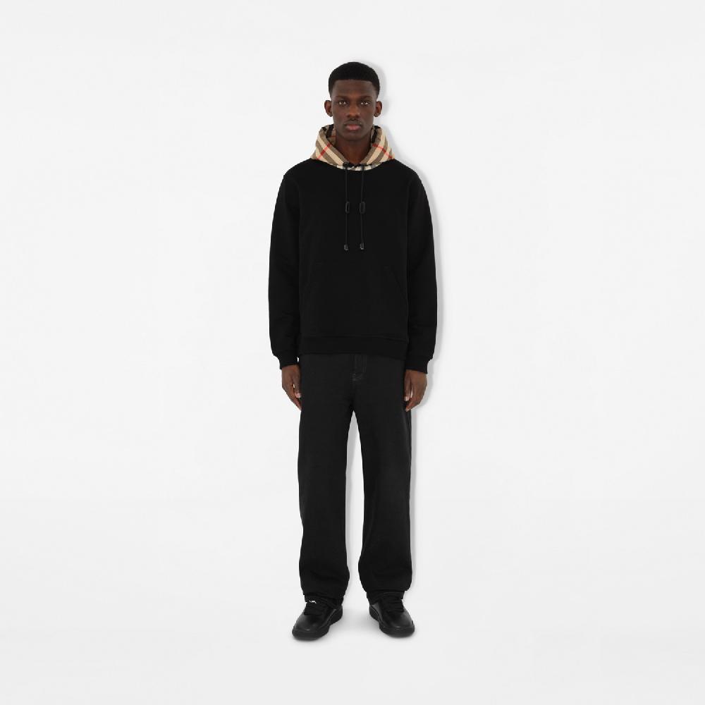 Burberry Sudadera En Mezcla De Algodón Con Capucha CheckPrecio 690 00 €