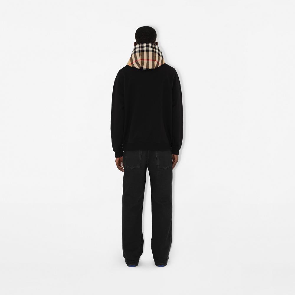 Burberry Sudadera En Mezcla De Algodón Con Capucha CheckPrecio 690 00 €