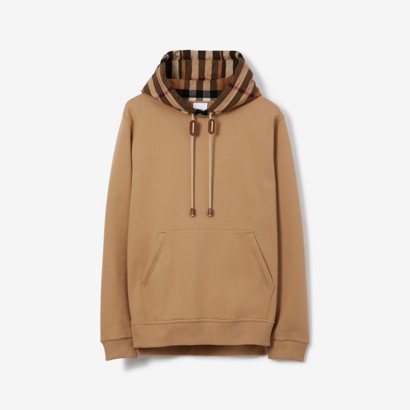 Burberry Sudadera en mezcla de algodón con capucha CheckPrecio 690 00 € Disponibilidad limitada