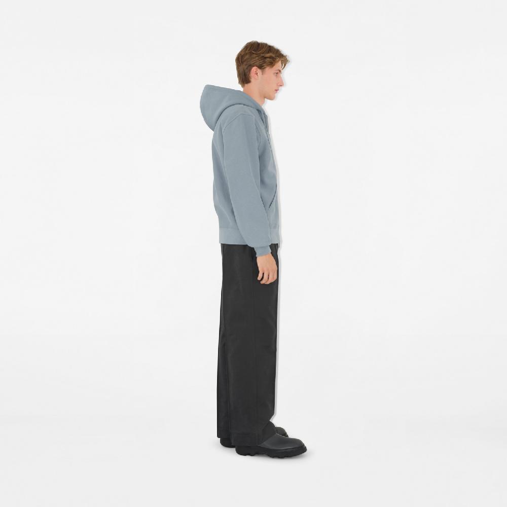 Burberry Sudadera En Mezcla De Algodón Con Capucha Cremallera Y LogotipoPrecio 840 00 €