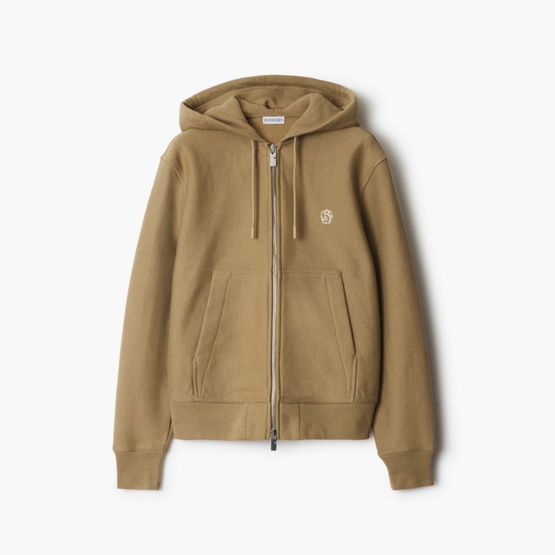 Burberry Sudadera en mezcla de algodón con capucha y cremalleraPrecio 820 00 €