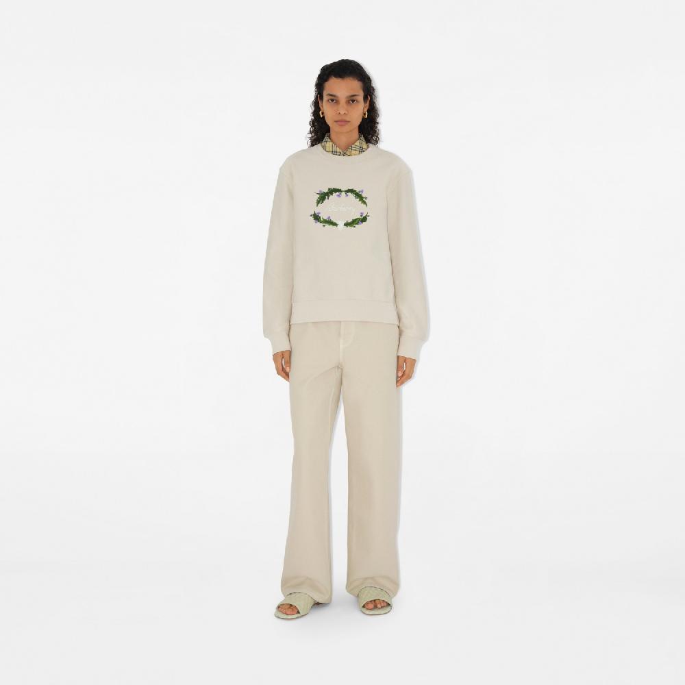 Burberry Sudadera En Mezcla De Algodón Con Logotipo Y CardosPrecio 690 00 €