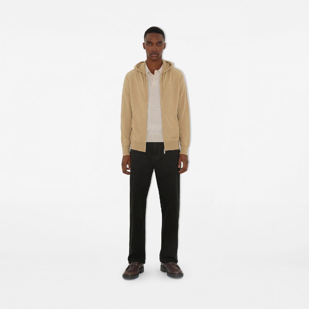 Burberry Sudadera En Mezcla De Cachemir Con Cremallera Y CapuchaPrecio 990 00 €