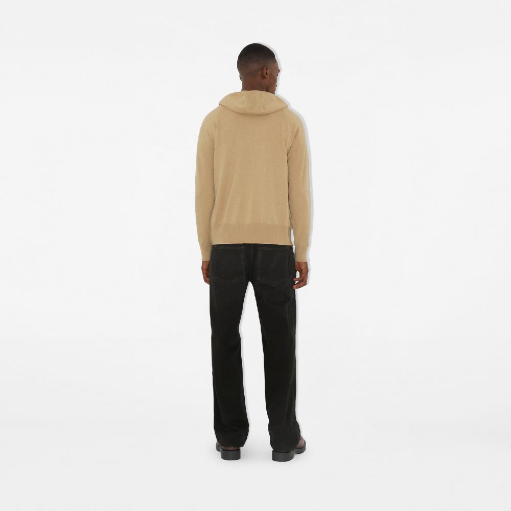 Burberry Sudadera En Mezcla De Cachemir Con Cremallera Y CapuchaPrecio 990 00 €