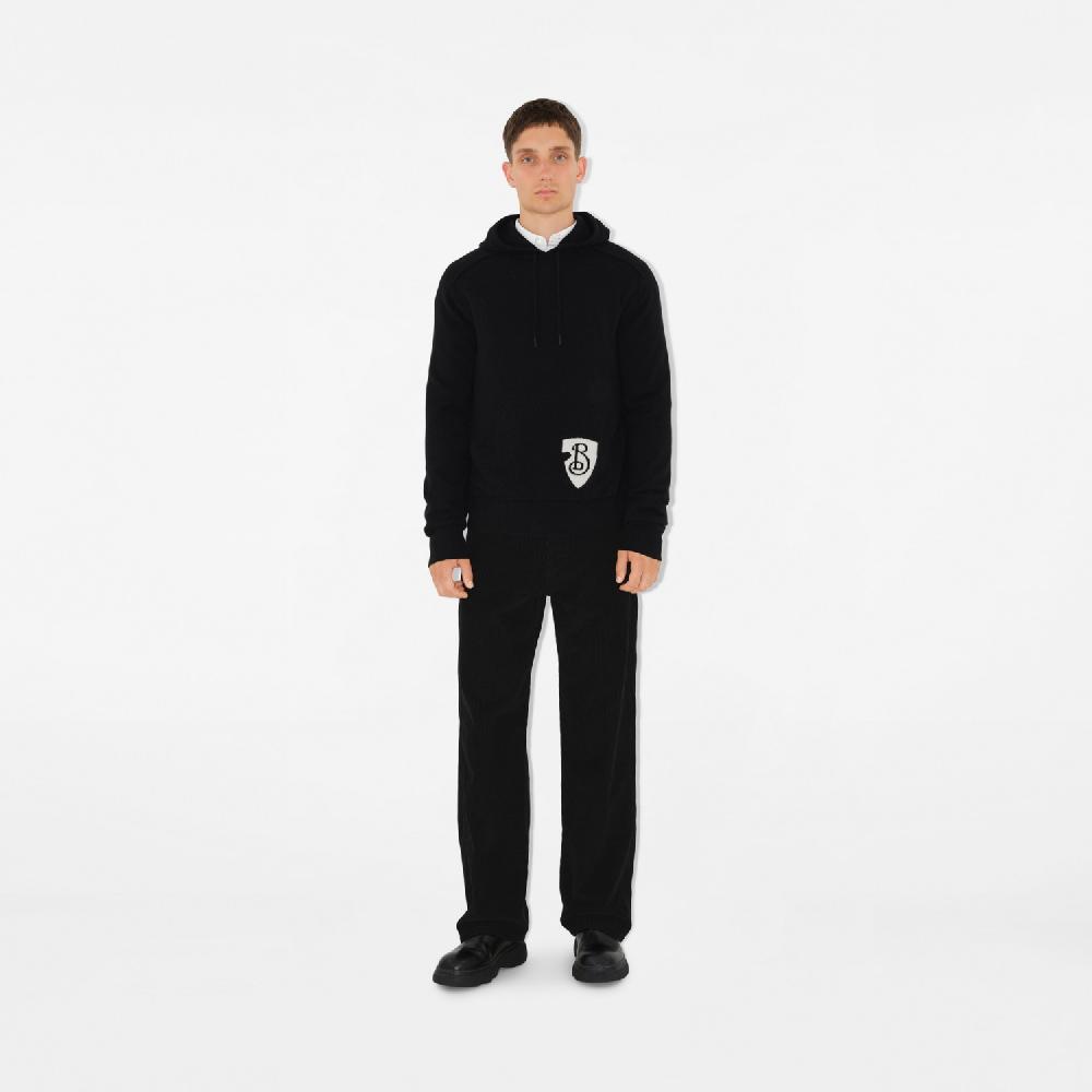 Burberry Sudadera En Mezcla De Lana Con Capucha Y Motivo B ShieldPrecio 1.050 00 €