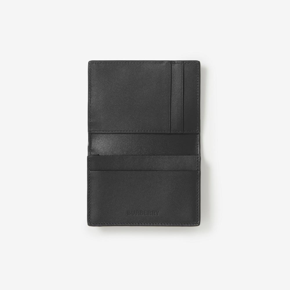 Burberry Tarjetero Plegable En Tejido Check Y PielPrecio 260 00 € Personalizable Con Iniciales