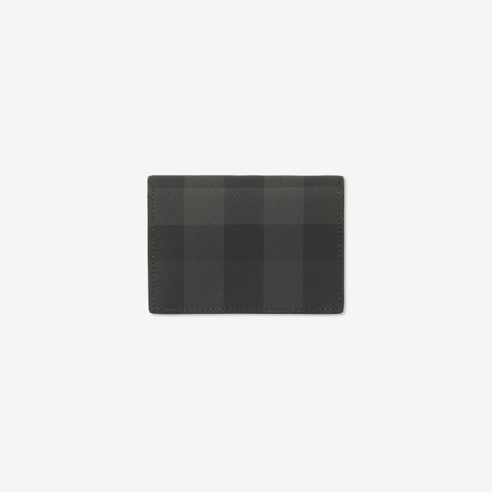 Burberry Tarjetero Plegable En Tejido Check Y PielPrecio 260 00 € Personalizable Con Iniciales