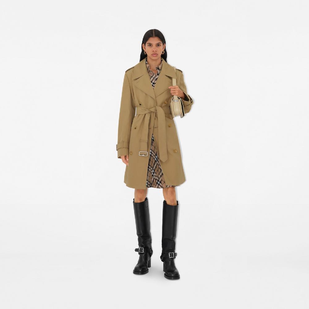 Burberry Trench Coat De Longitud Media En Mezcla De AlgodónPrecio 2.190 00 € Pasarela